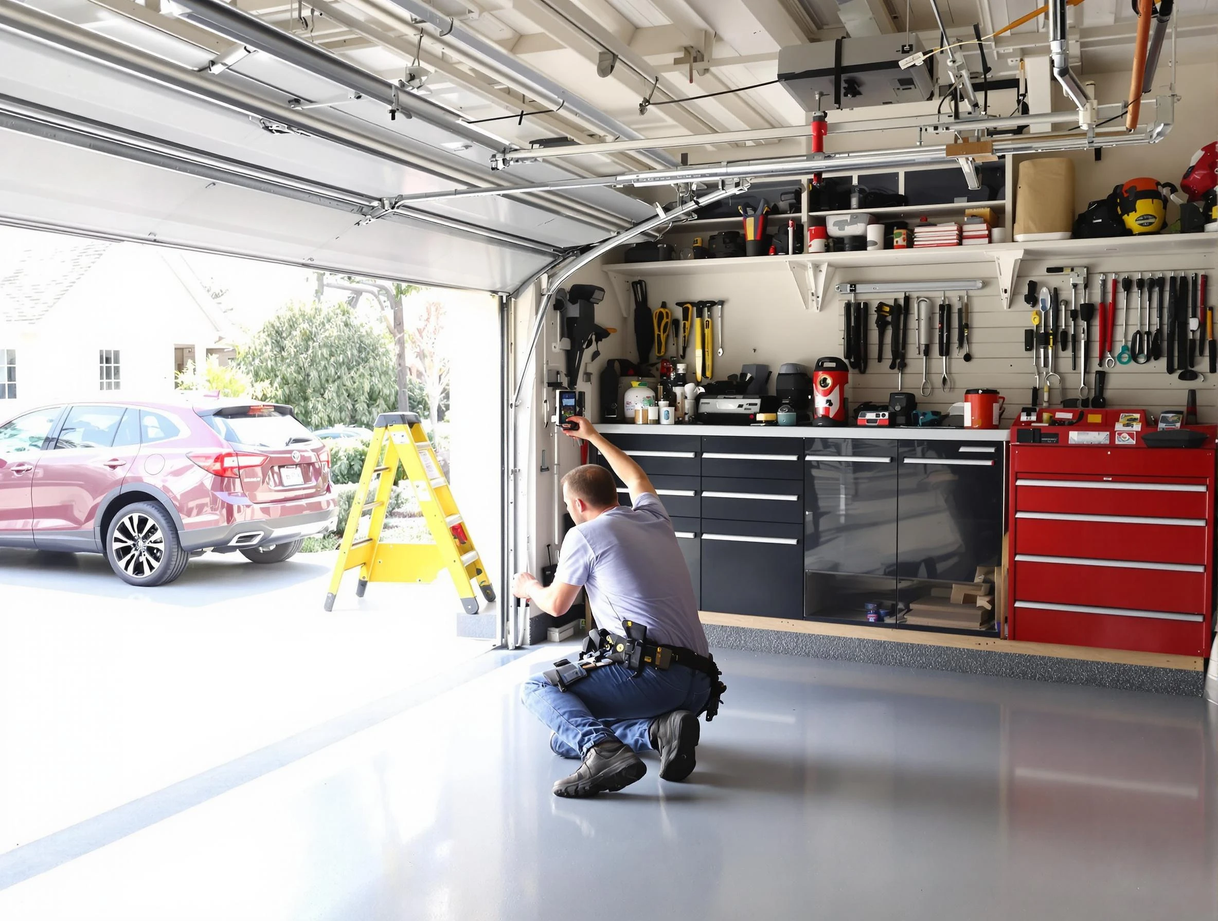 Local garage door repair service by Mesa Garage Door Repair in Mesa